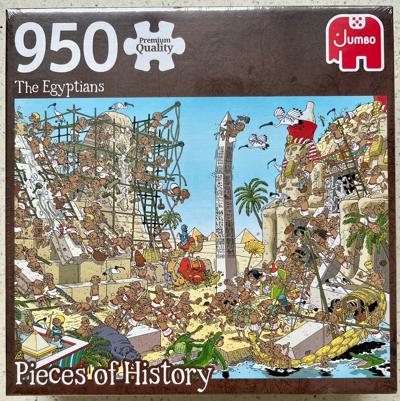 “The Egtptians” 950 st. Rob Derks/Jan v. Haasteren NIEUW, Ophalen of Verzenden, 500 t/m 1500 stukjes, Zo goed als nieuw