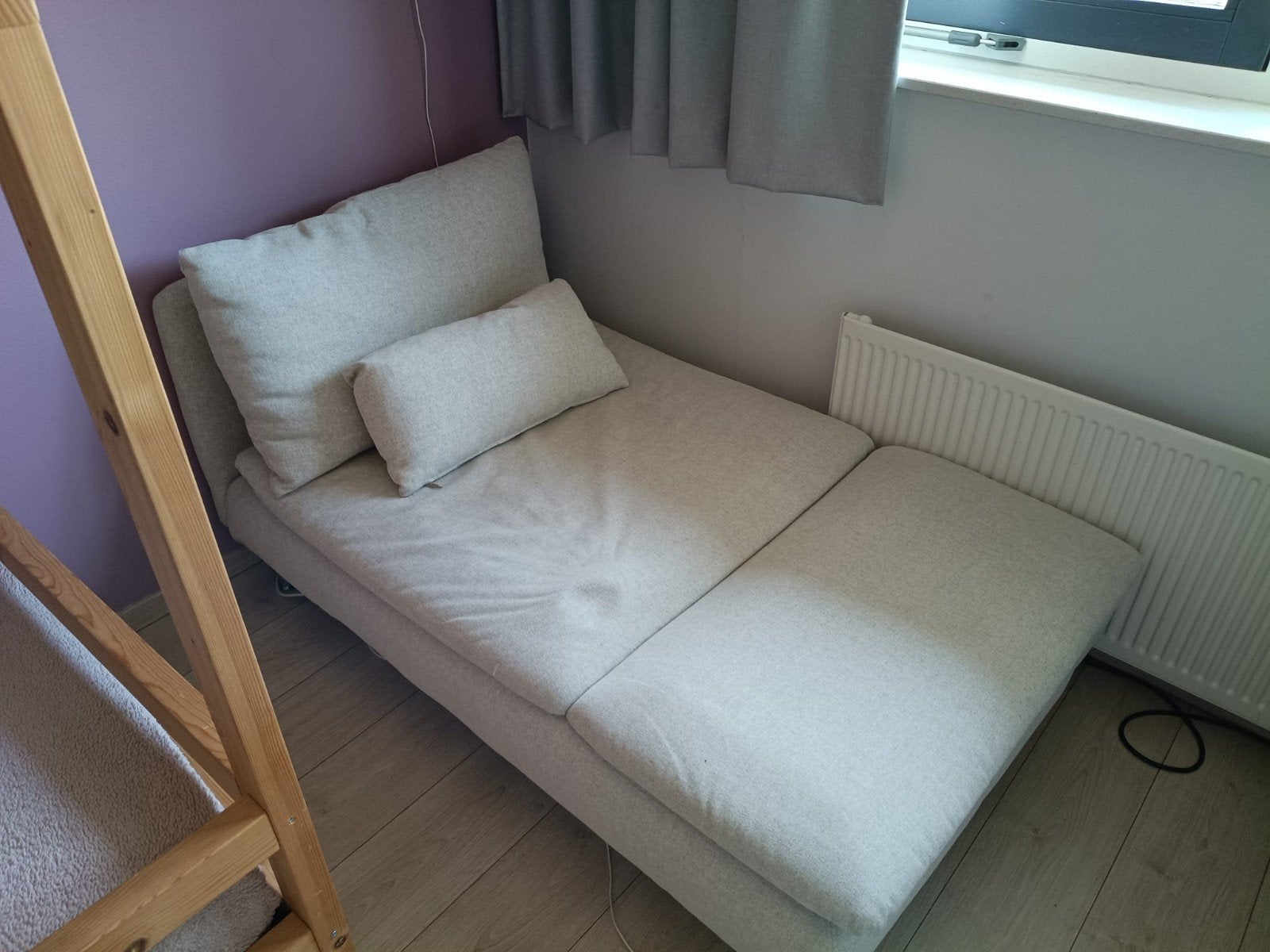 Comfortabele chaise longue Soderhamn, Ophalen, Zo goed als nieuw, Tweepersoons, Beige
