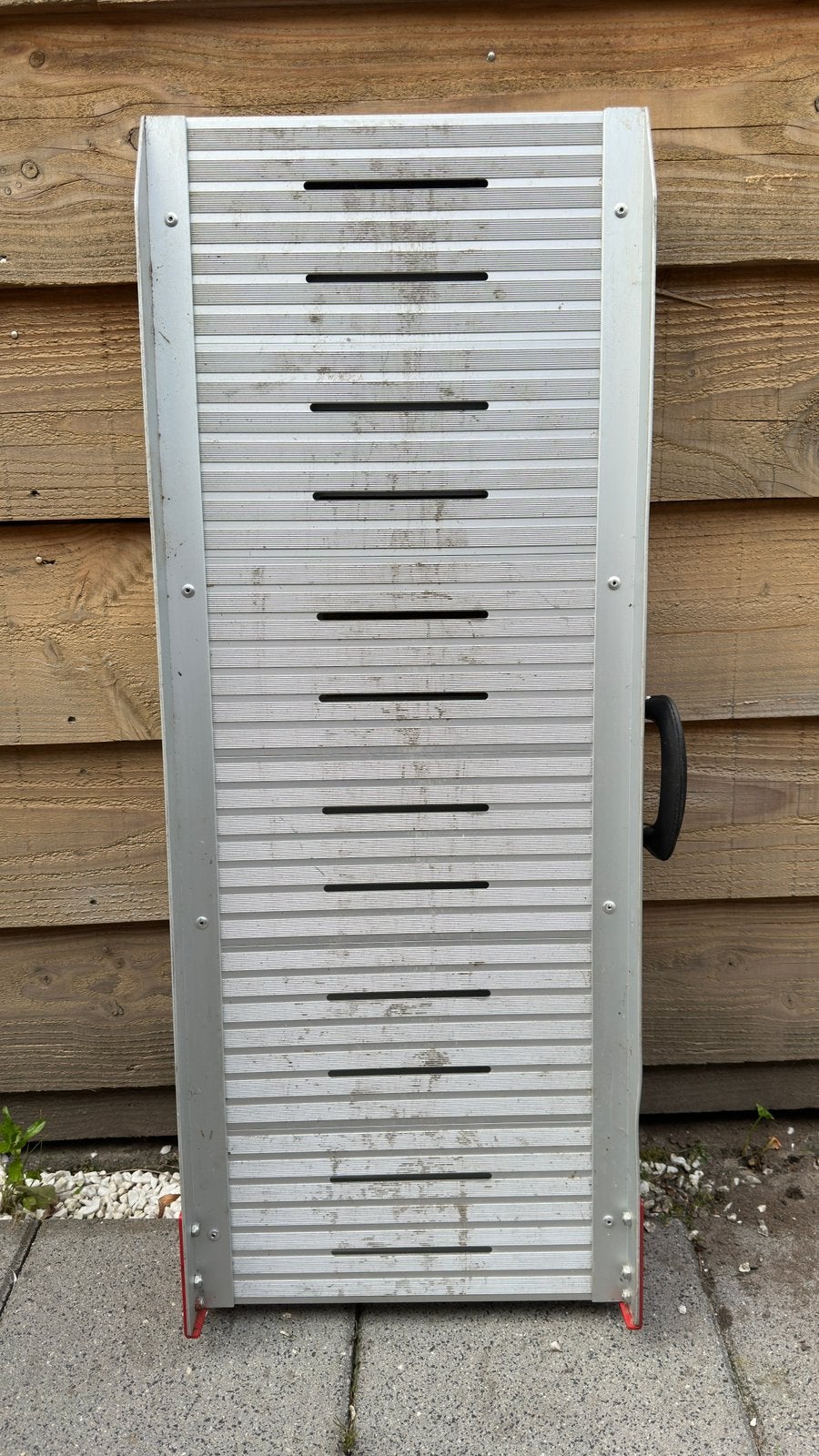 Opvouwbare aluminium loopplank 185cm, Ophalen, Gebruikt