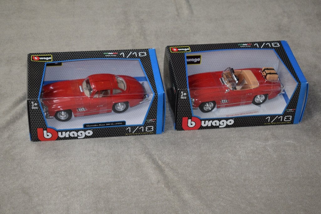 collectie 2 miniatuur auto mercedes 1:18 nieuw, Ophalen of Verzenden, Nieuw, Overige merken