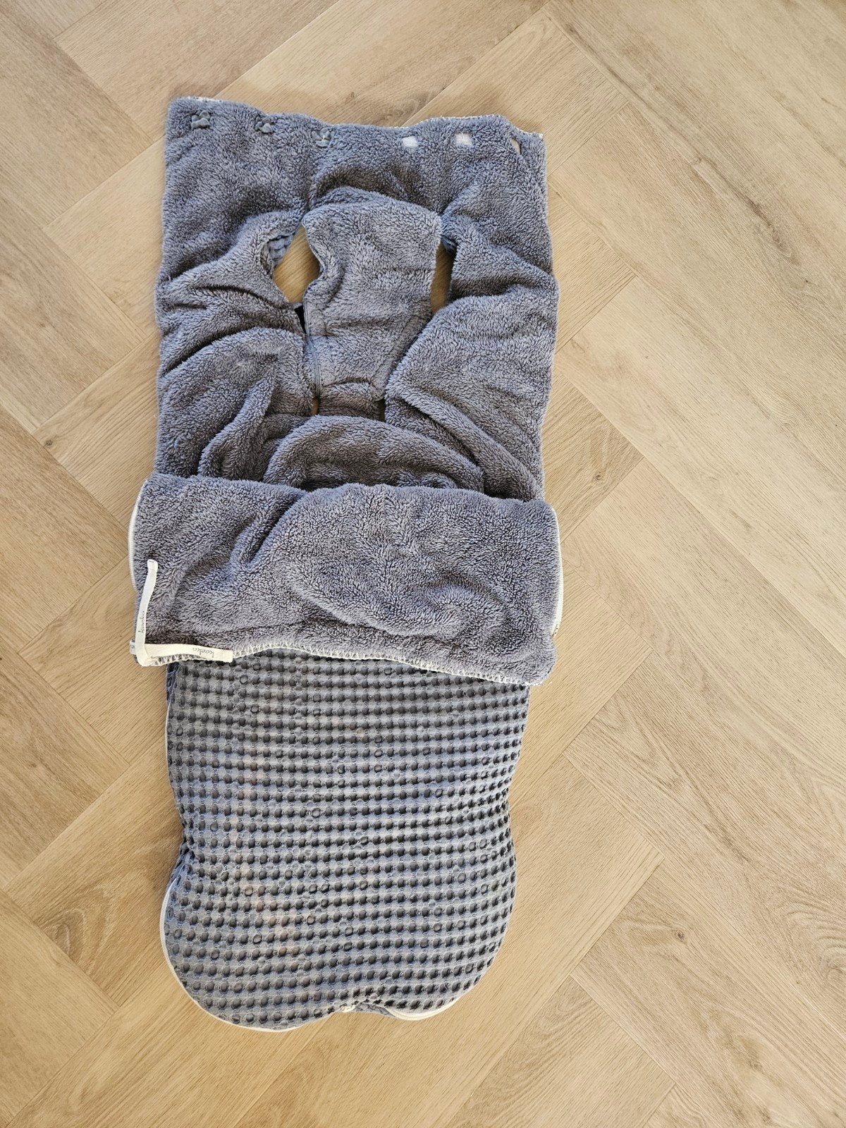 Voetenzak Koeka voor kinderwagen/buggy - Grijsblauw, Ophalen of Verzenden, Gebruikt, Kinderwagen, Overige merken