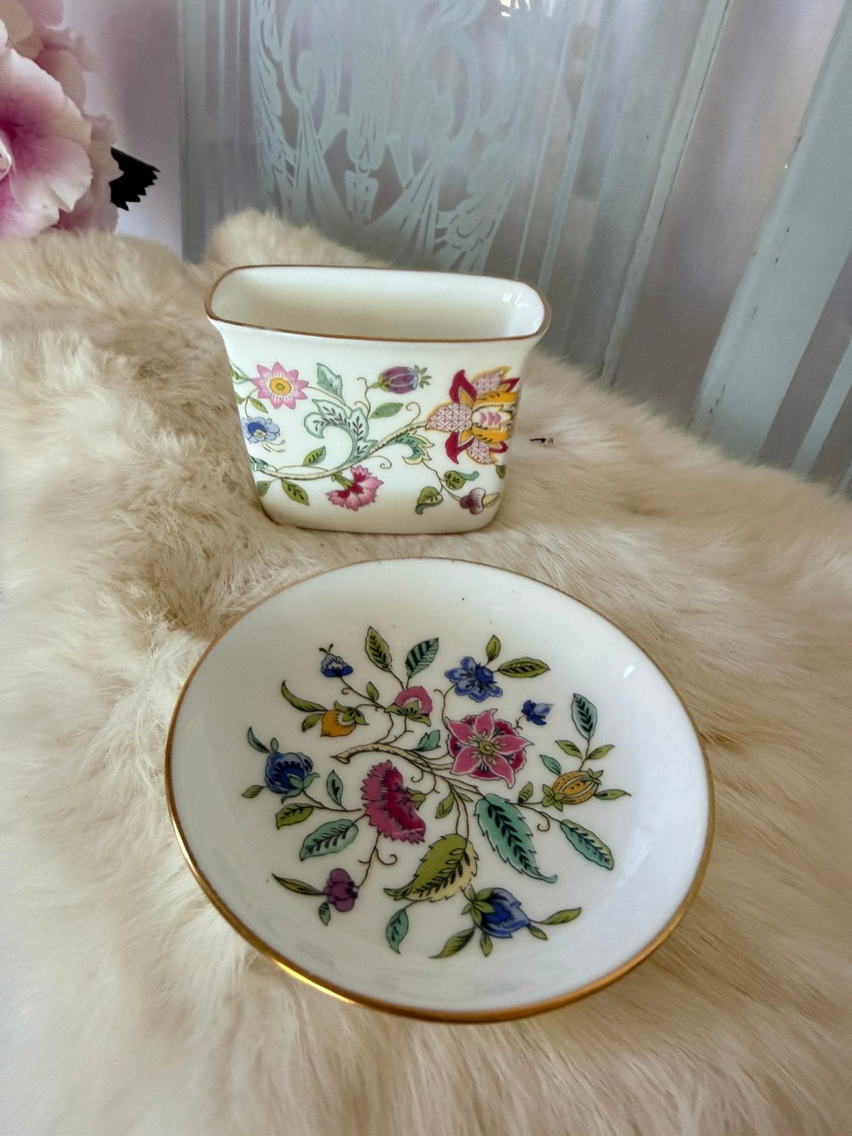 Minton Haddonhall theetip en tandenstoker box izgst, Ophalen