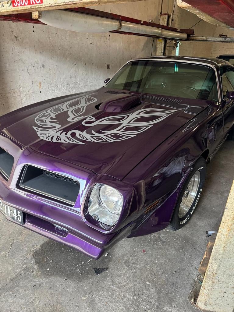 Pontiac Firebird 6.6 Trans-am AUT 1976 Blauw, Auto's, Automaat, 8 cilinders, Blauw, Particulier