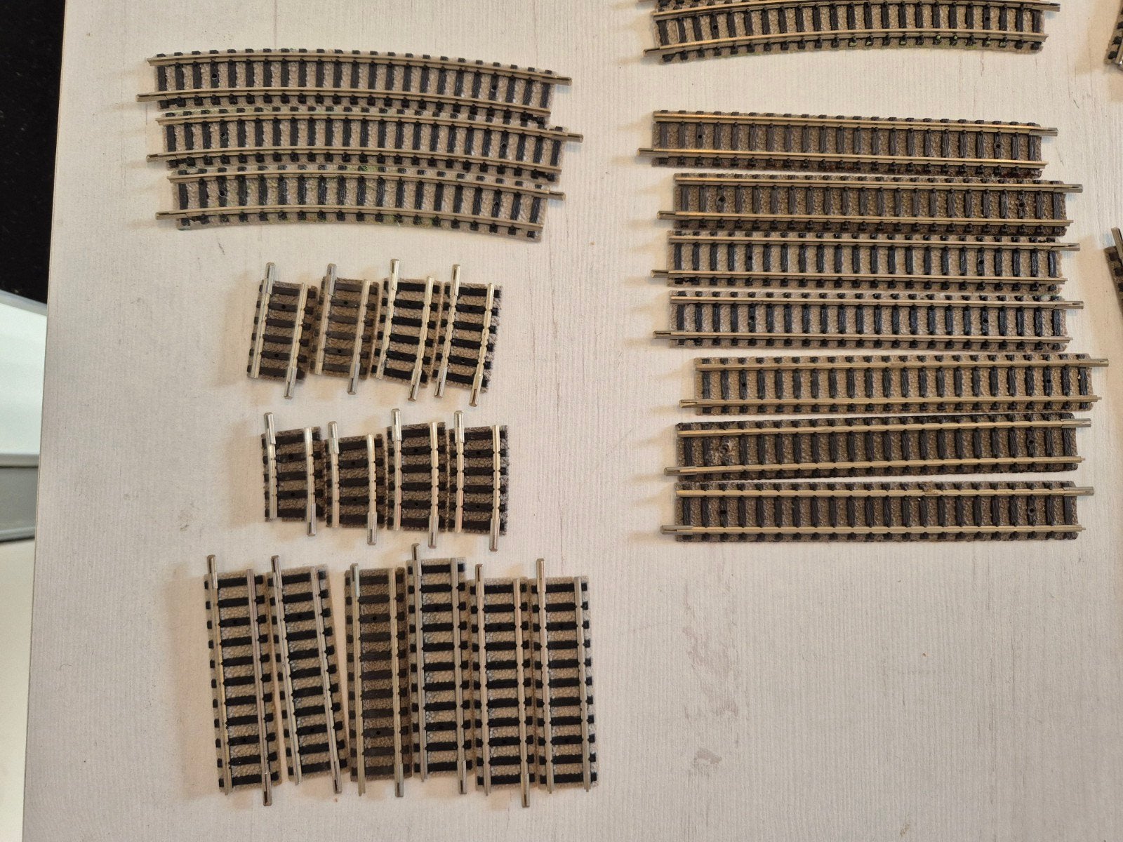 88-delige set met Fleischmann piccolo rails N-spoor, Hobby en Vrije tijd, Modeltreinen | N-Spoor, Gebruikt, Gelijkstroom, Fleischmann