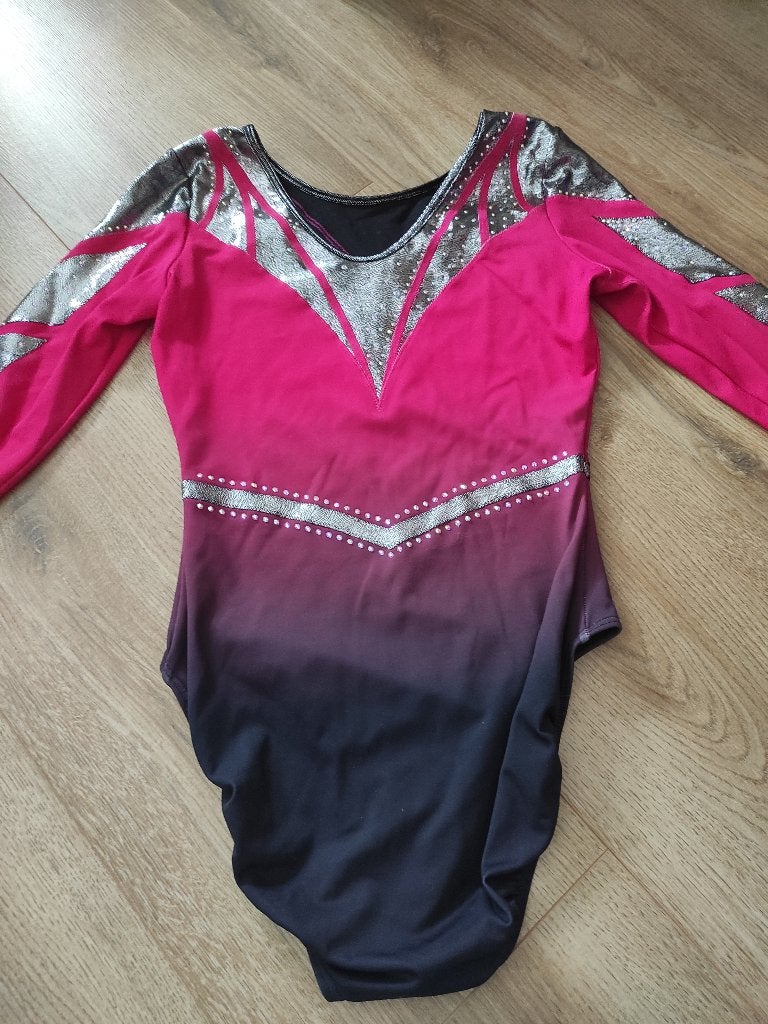 Turnpakje, Sport en Fitness, Turnen, Kindermaat 146 t/m 176, Ophalen of Verzenden, Zo goed als nieuw, Turnpak(je)