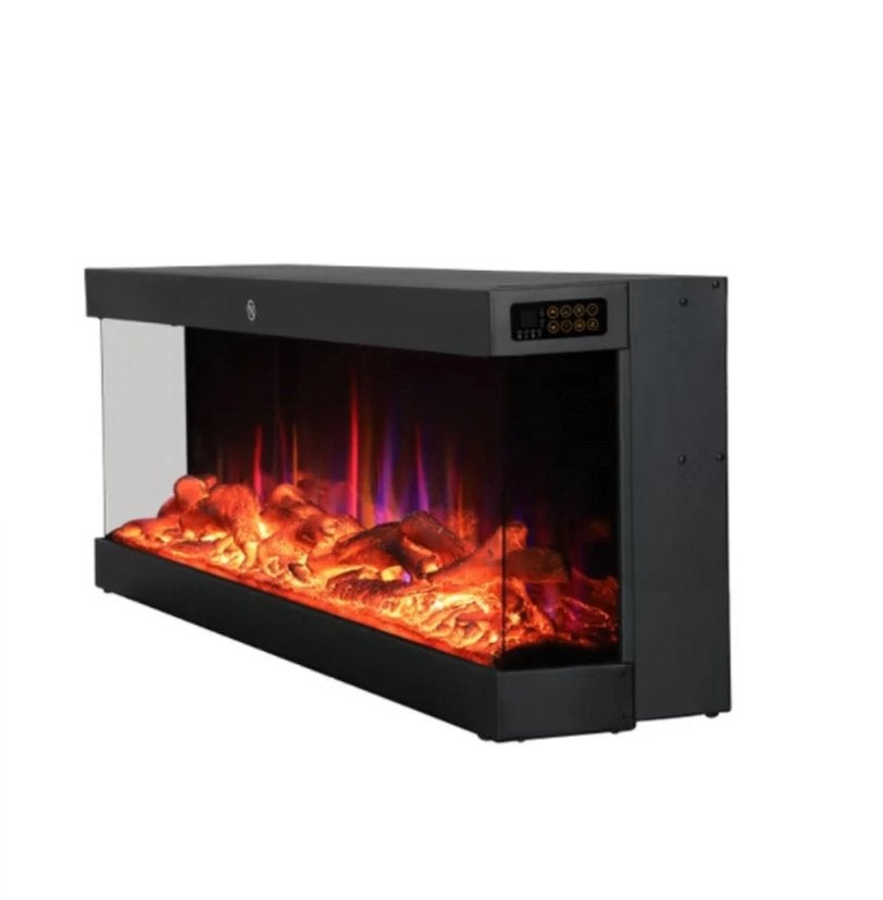 El Fuego sfeerhaard Nizza 106,5 x 38 x 25 cm, Ophalen of Verzenden, Nieuw, Vrijstaande haard, Elektrische haard