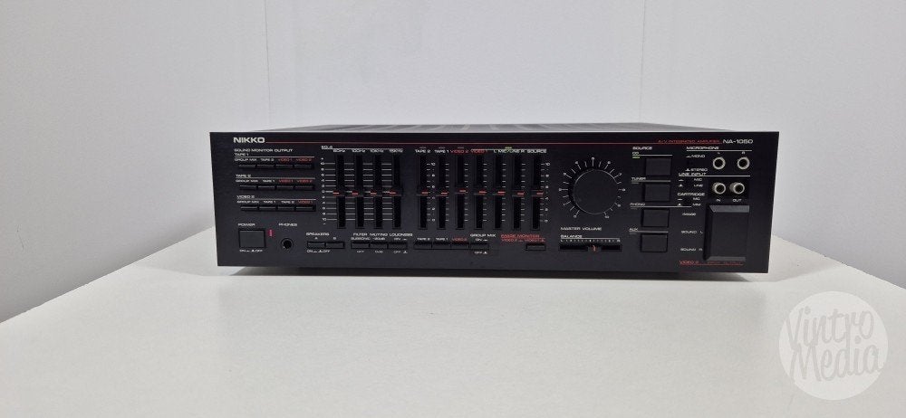Nikko NA-1050 Versterker | Stereo | Phono MM MC | Equalizer, Overige merken, Refurbished, Ophalen of Verzenden, 60 tot 120 watt