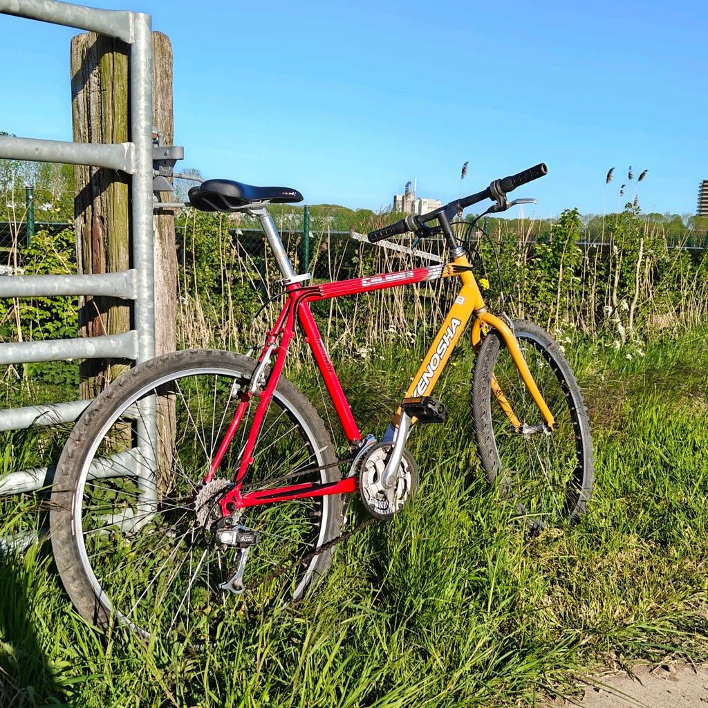 Kenosha Calgary MTB 3 x 7 versnellingen remt + schakelt goed, Fietsen en Brommers, Gebruikt, Hardtail, Velgrem, 53 tot 57 cm