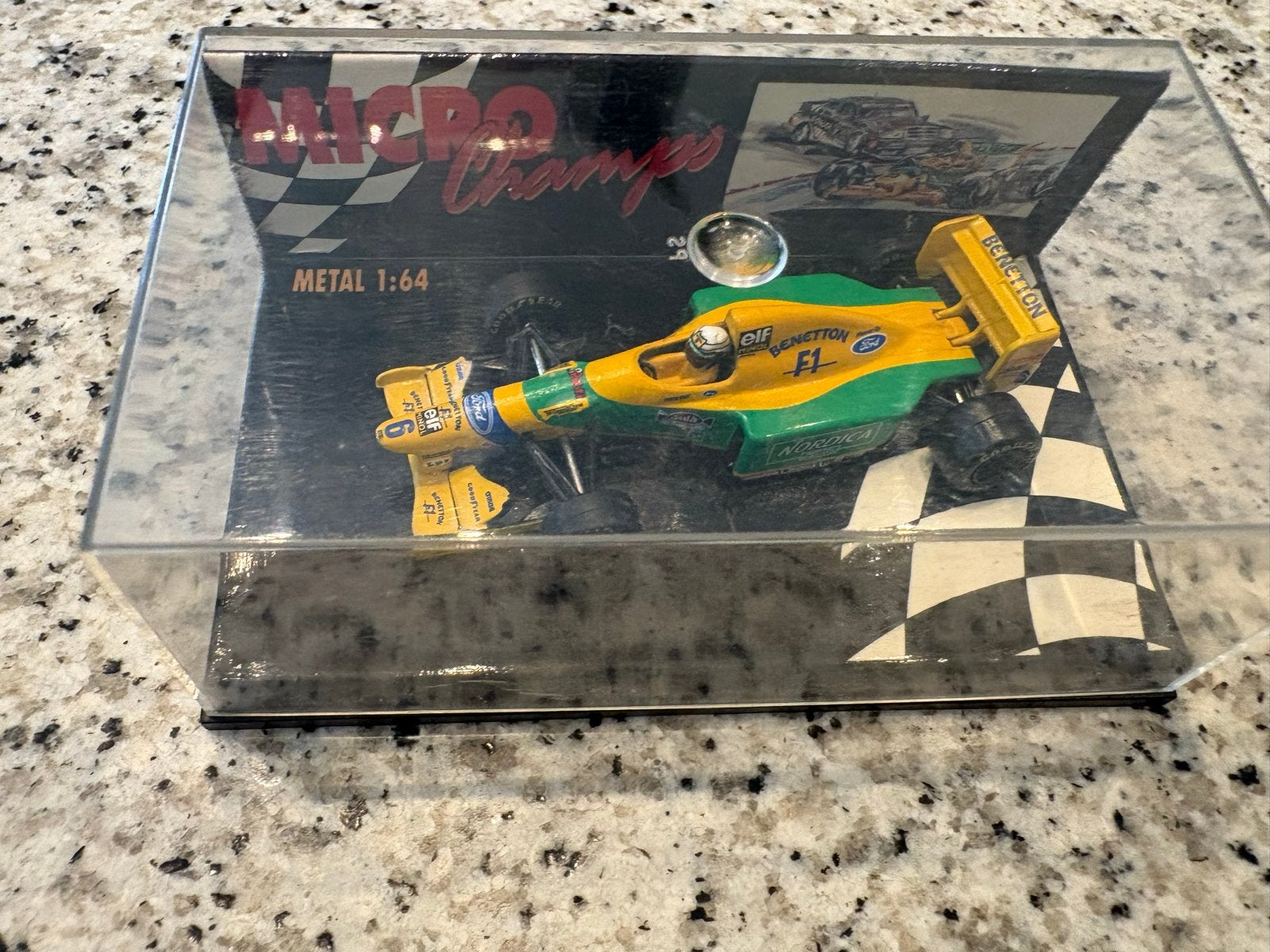 Micro Champs 1:64 Formule 1 Benetton F1 Modelauto, Ophalen of Verzenden, Zo goed als nieuw