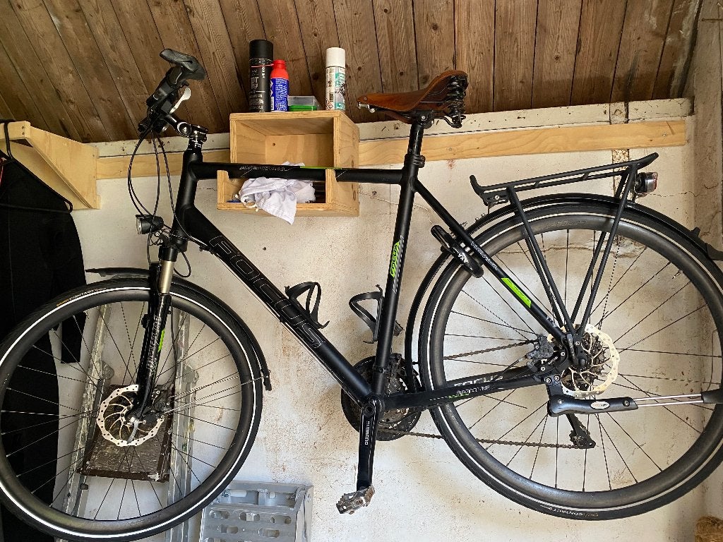 Herenfiets merk Focus opknappertje, Gebruikt, Velgrem, Versnellingen, 57 tot 61 cm