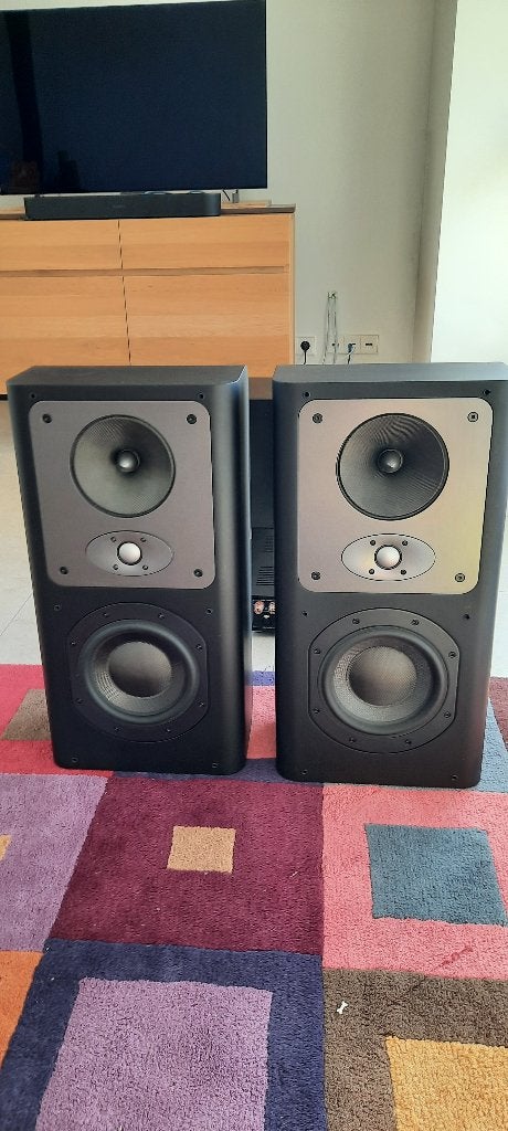 Paar Bowers & Wilkins CT8.4, 150 watt of meer, Gebruikt, Ophalen of Verzenden, Bowers & Wilkins (B&W)
