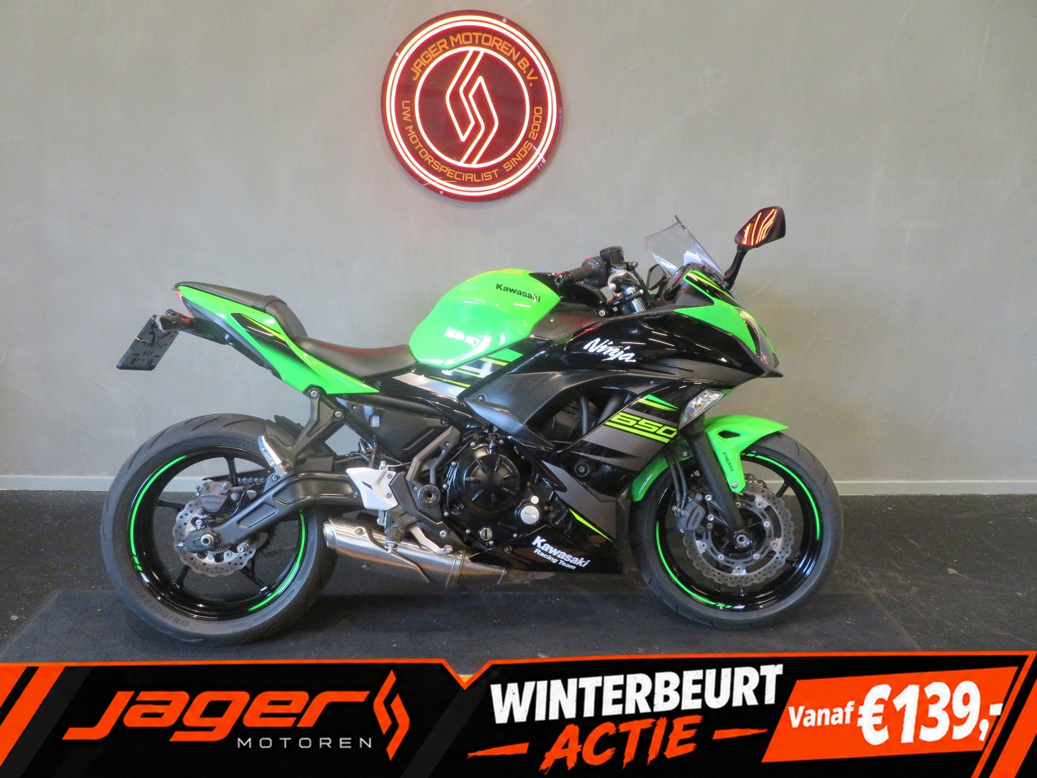 Kawasaki NINJA 650 ABS TOPSTAAT! EXTRAS (bj 2018), Motoren, Sport, Gebruikt, Bedrijf
