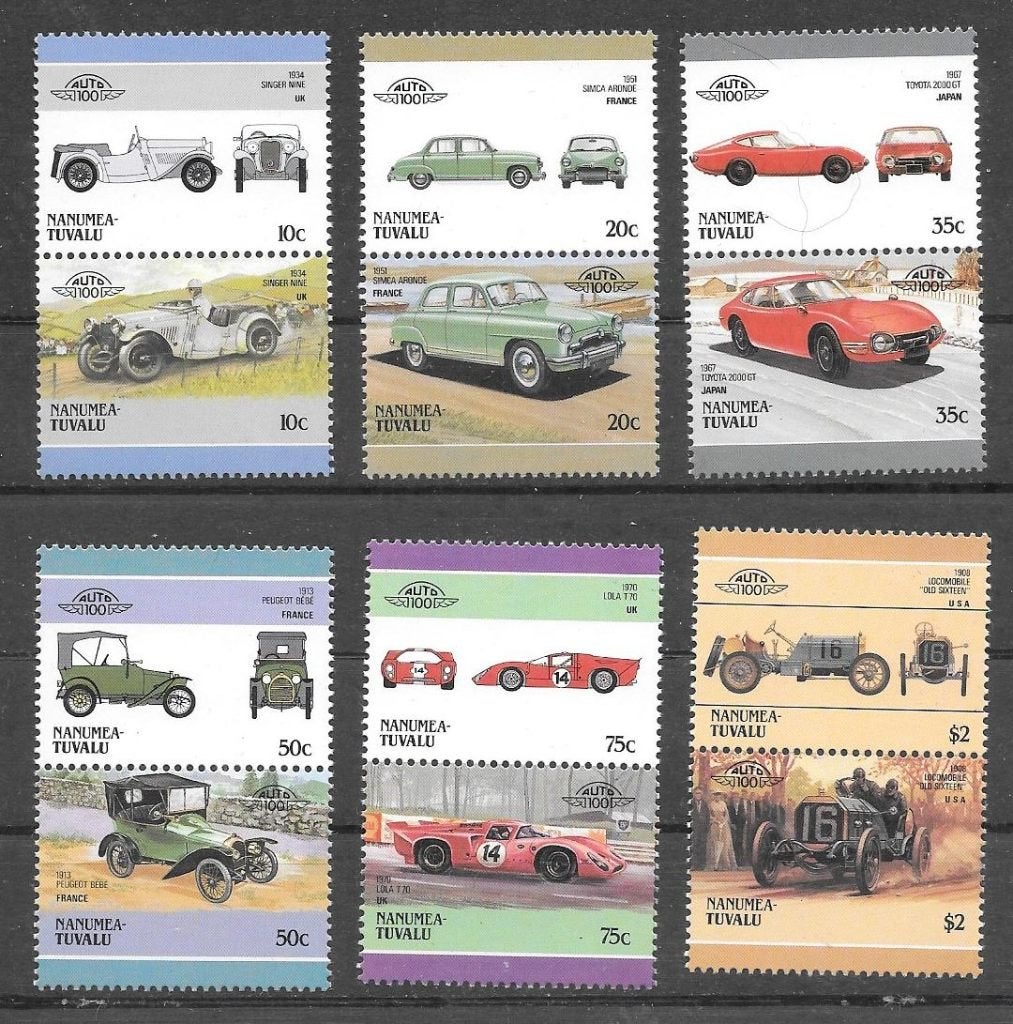 Nanumea - Tuvalu 1986 Auto's, Verzenden, Postfris