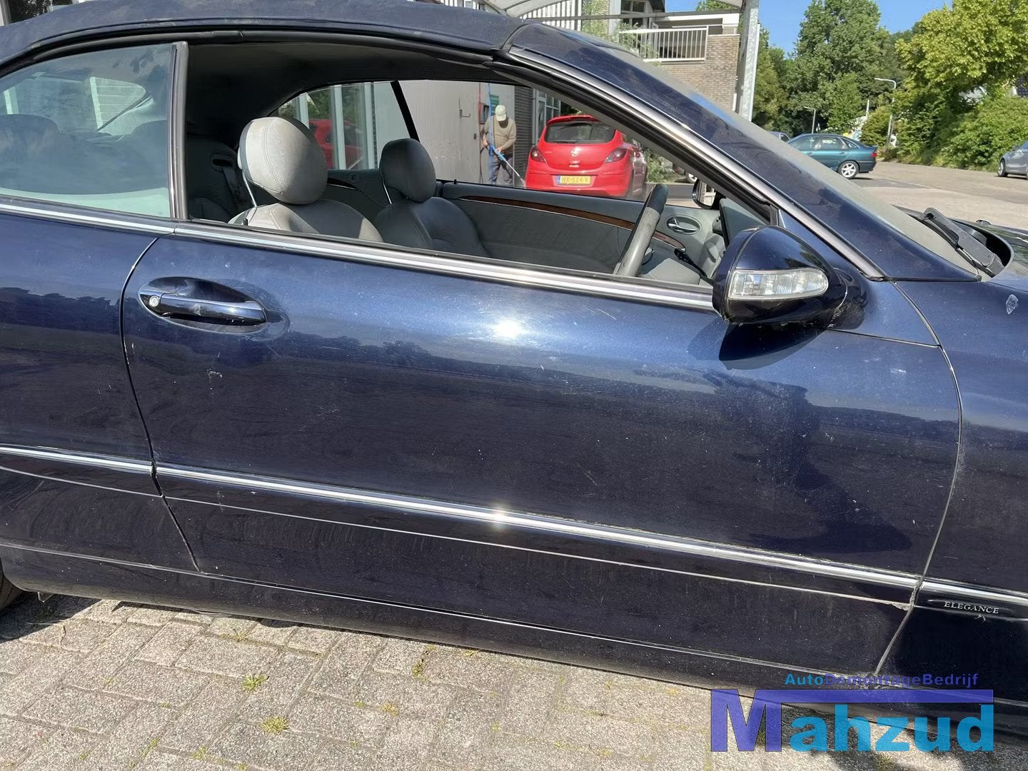 MERCEDES CLK W209 K359 BLAUW rechts deur 2003-2010, Gebruikt, Mercedes-Benz AG, Deur, Mercedes-Benz