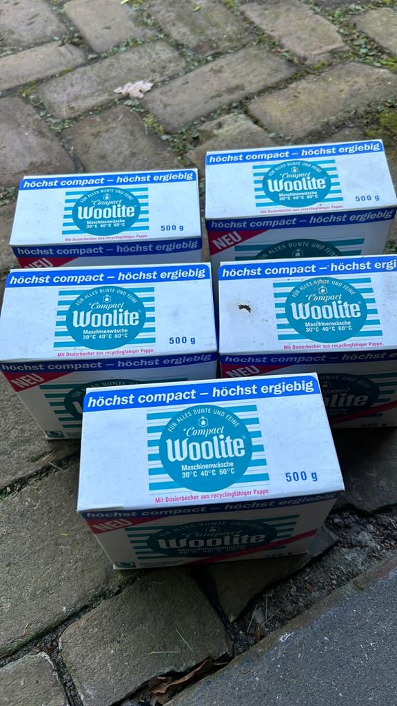 Nieuw! 5x woolite waspoeder 500 gram, Ophalen of Verzenden, Schoonmaakmiddel