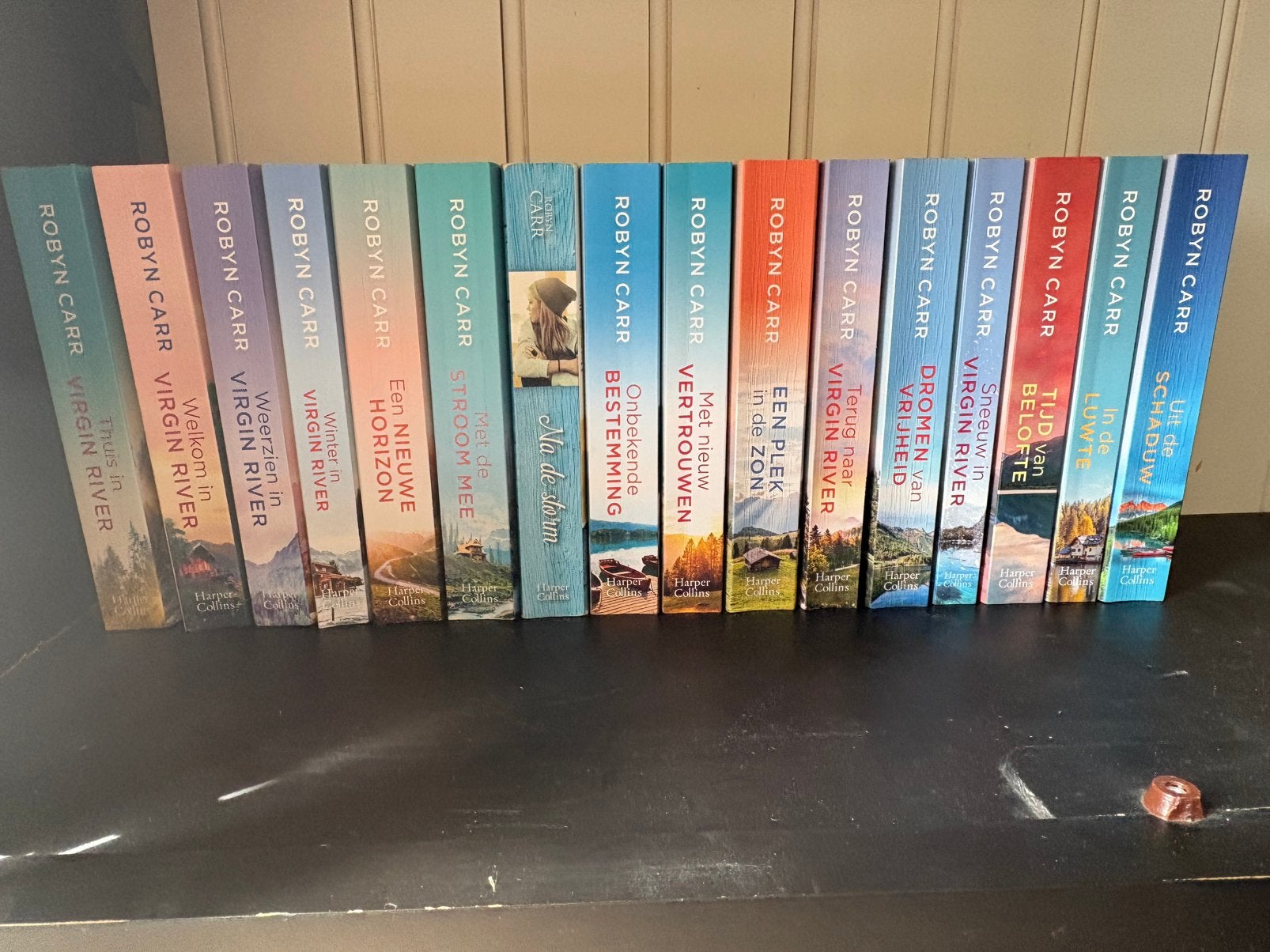 Boekenreeks Virgin River - Complete set (excl. ontbrekende), Boeken, Romans, Gelezen, Nederland, Ophalen of Verzenden