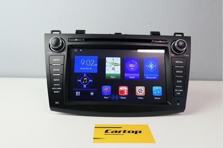 Mazda 3 2009-2013 Autoradio • Android CarPlay Android Auto, Auto diversen, Autoradio's, Niet ingevuld, Niet ingevuld, Ophalen of Verzenden