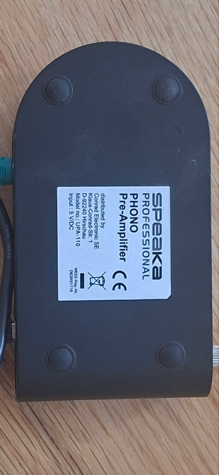 Speaka Professional Phono Voorversterker UPA-110, Audio, Tv en Foto, Overige merken, Gebruikt, Ophalen of Verzenden, Minder dan 60 watt