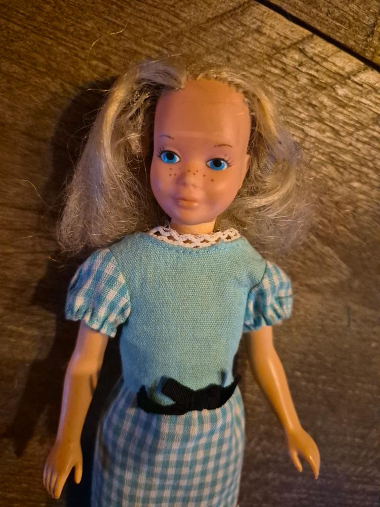Vintage Skipper Barbie Mattel 1967, Ophalen of Verzenden, Gebruikt, Pop