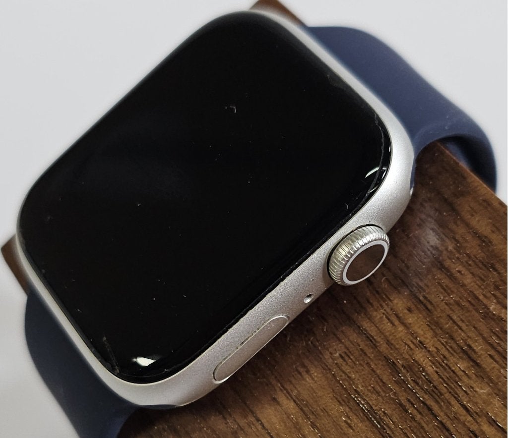 Apple Watch Series 8 - 45mm - Zilver | Tweedehands, Computers en Software, Gebruikt, Apple Distribution International, Ophalen of Verzenden