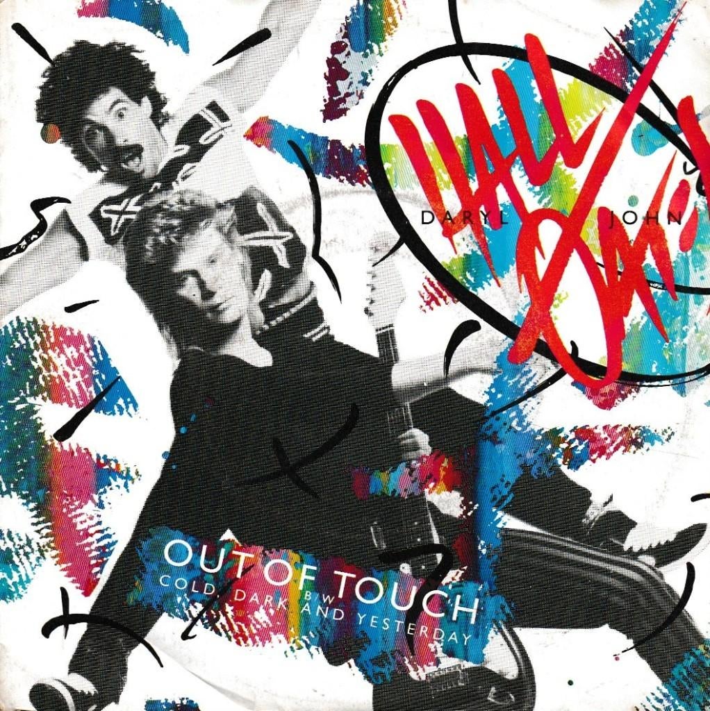 Daryl Hall & John Oates - Out of touch, Gebruikt, 7 inch, Single, Ophalen of Verzenden