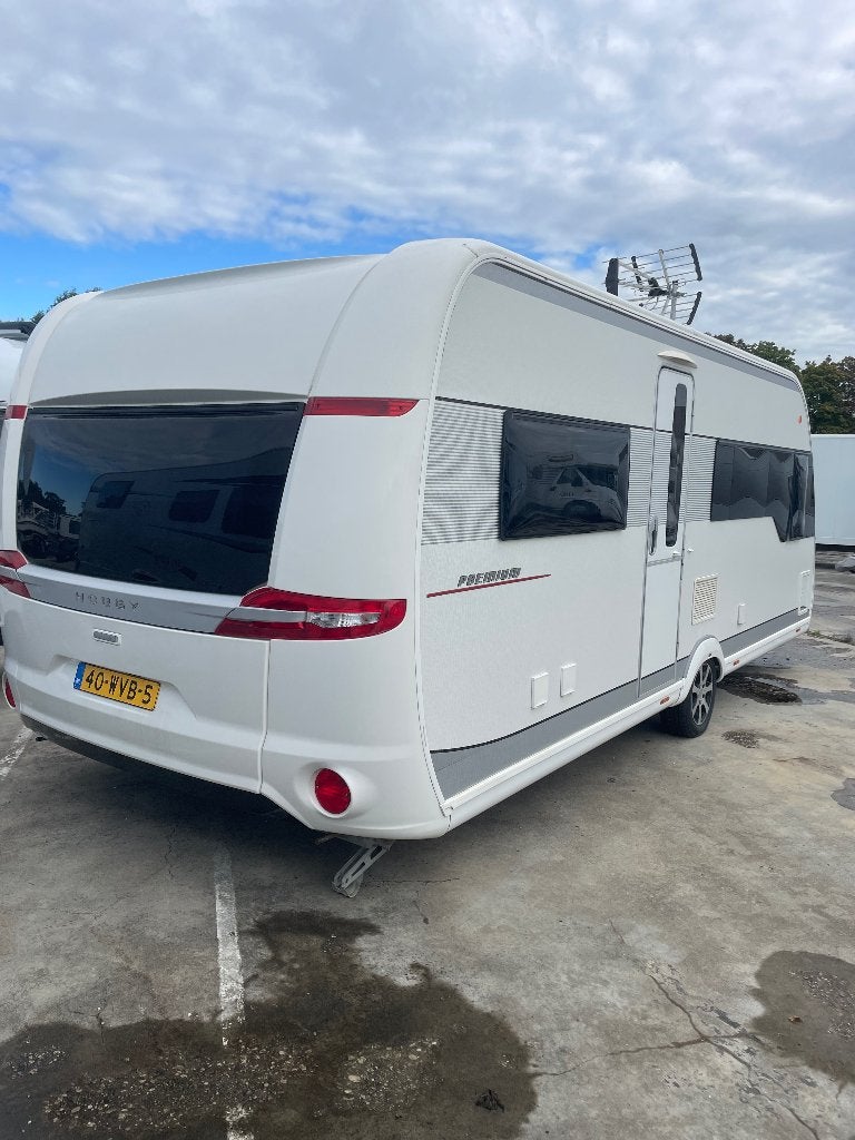 Hobby premium 560CFE bj2013, Vast bed, Rondzit, Hobby, Particulier