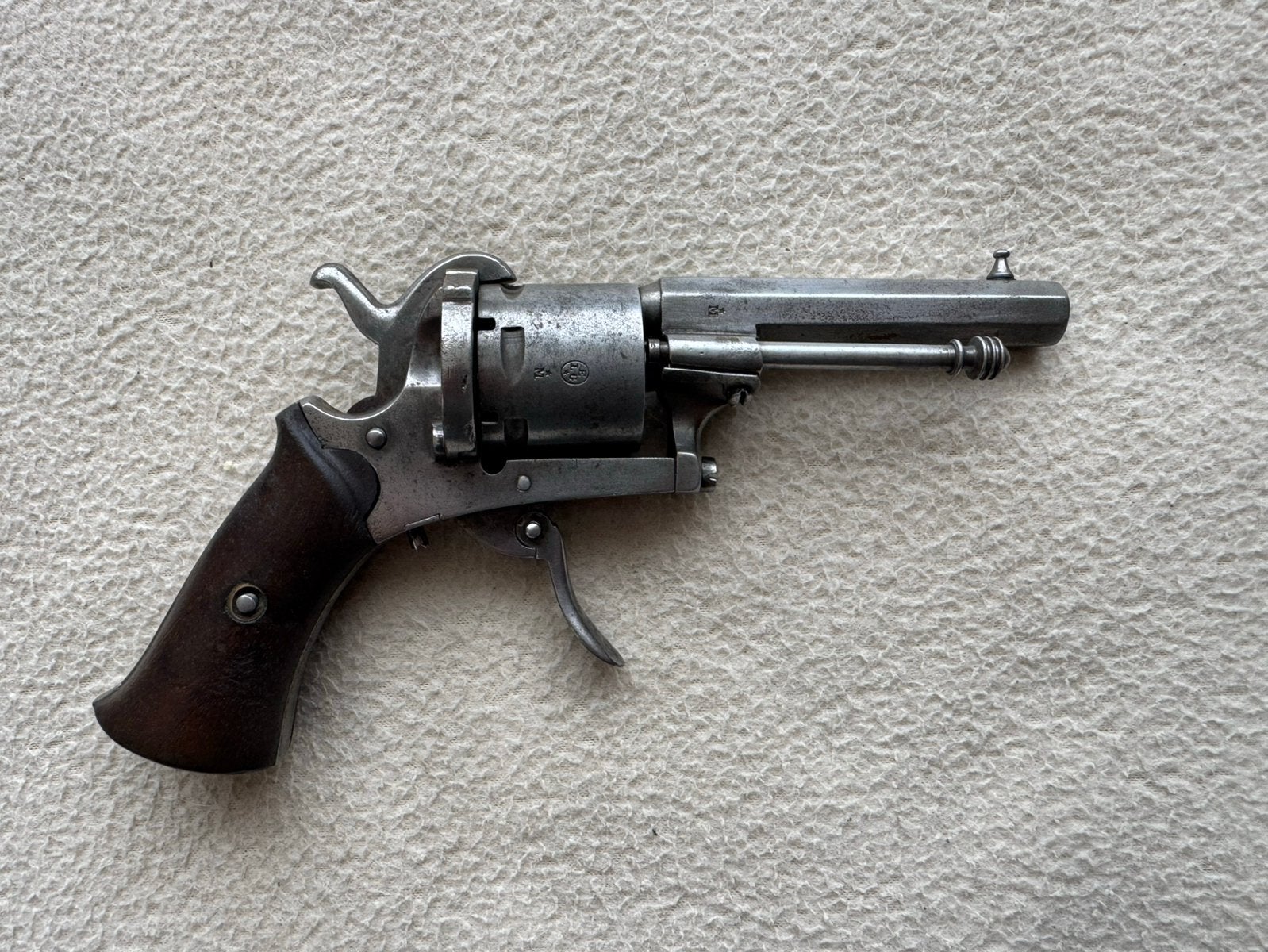 Belgische/Luikse 7 mm penvuurrevolver, Ophalen of Verzenden