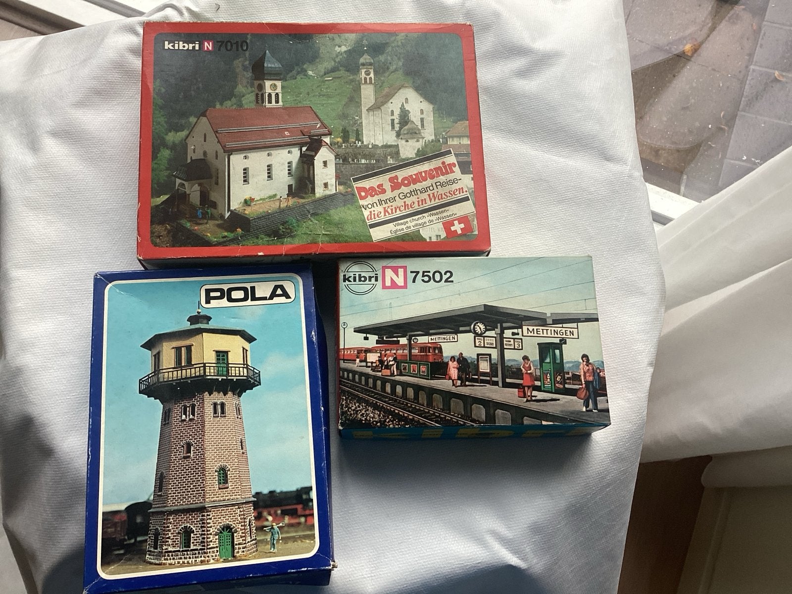 Kibri N 7010, Kibri N 7502, Pola N 217 - Modelbouw Gebouwen, Ophalen of Verzenden, Gebruikt, Brug, Tunnel of Gebouw, Overige merken