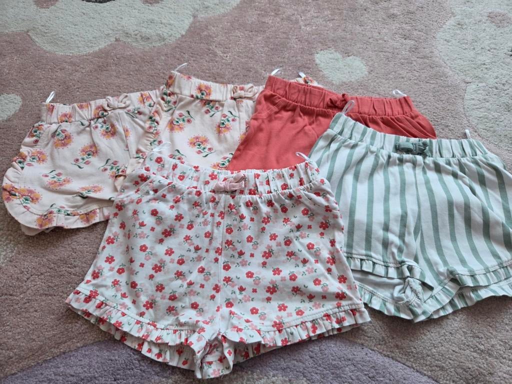 Leuke korte broekjes maat 92 - diverse kleuren en prints, Kinderen en Baby's, Kinderkleding | Maat 92, Gebruikt, C&A, Meisje, Ophalen