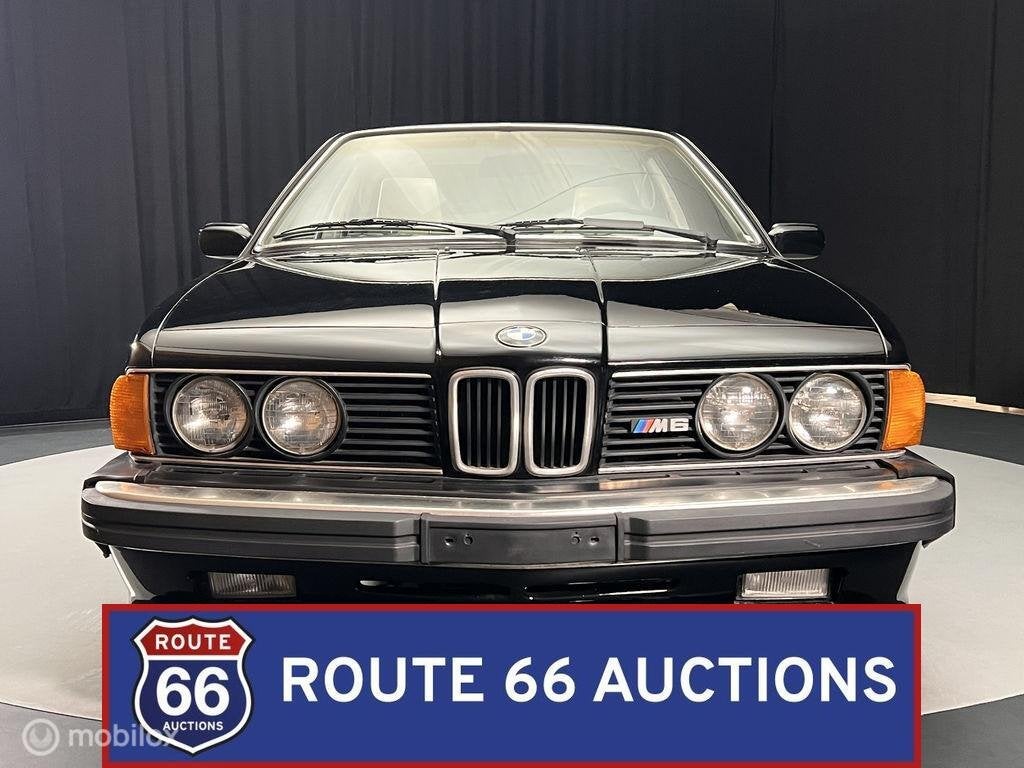 BMW M6 | 1987 | Route 66 Auctions, Auto's, Overige carrosserieën, Zwart, Bedrijf, Handgeschakeld