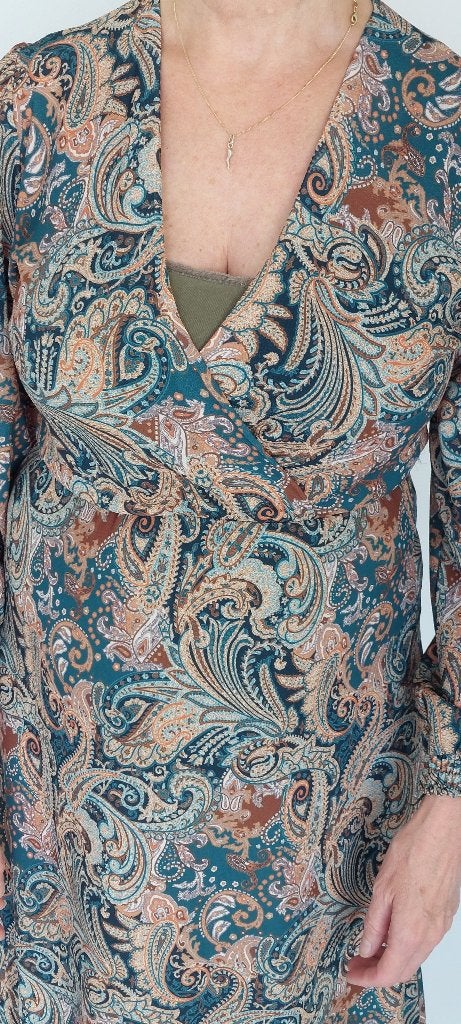 Jurk, Maat 38/40 (M), Blauw, Ophalen of Verzenden, Zo goed als nieuw
