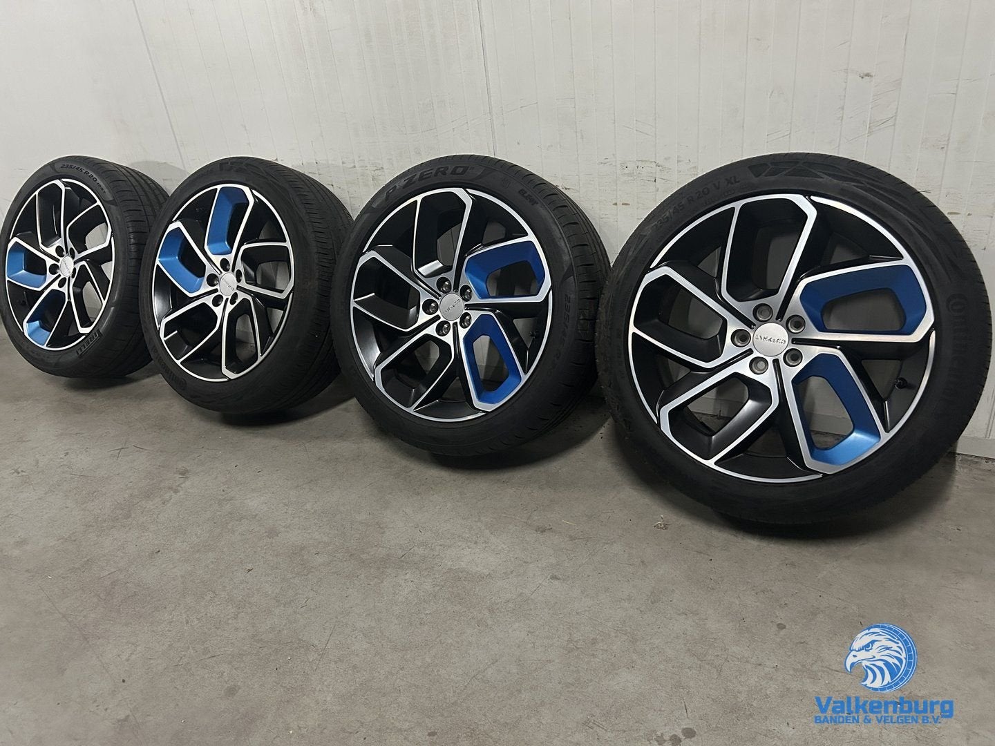 6-7mm! Originele Lynk & Co 20 inch velgen 5x108 zomerbanden, Auto-onderdelen, Gebruikt, -, -, Banden en Velgen