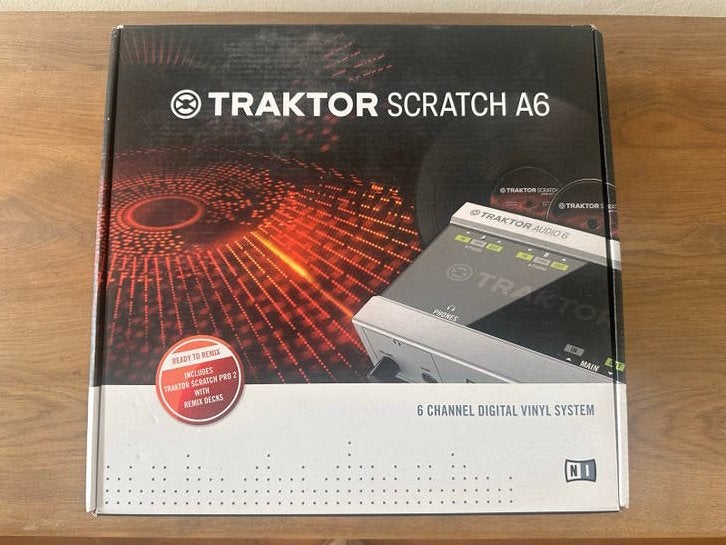 Traktor Scratch A6 - 6 Channel Digital Vinyl System, Ophalen of Verzenden, Zo goed als nieuw, Dj-set, Overige merken