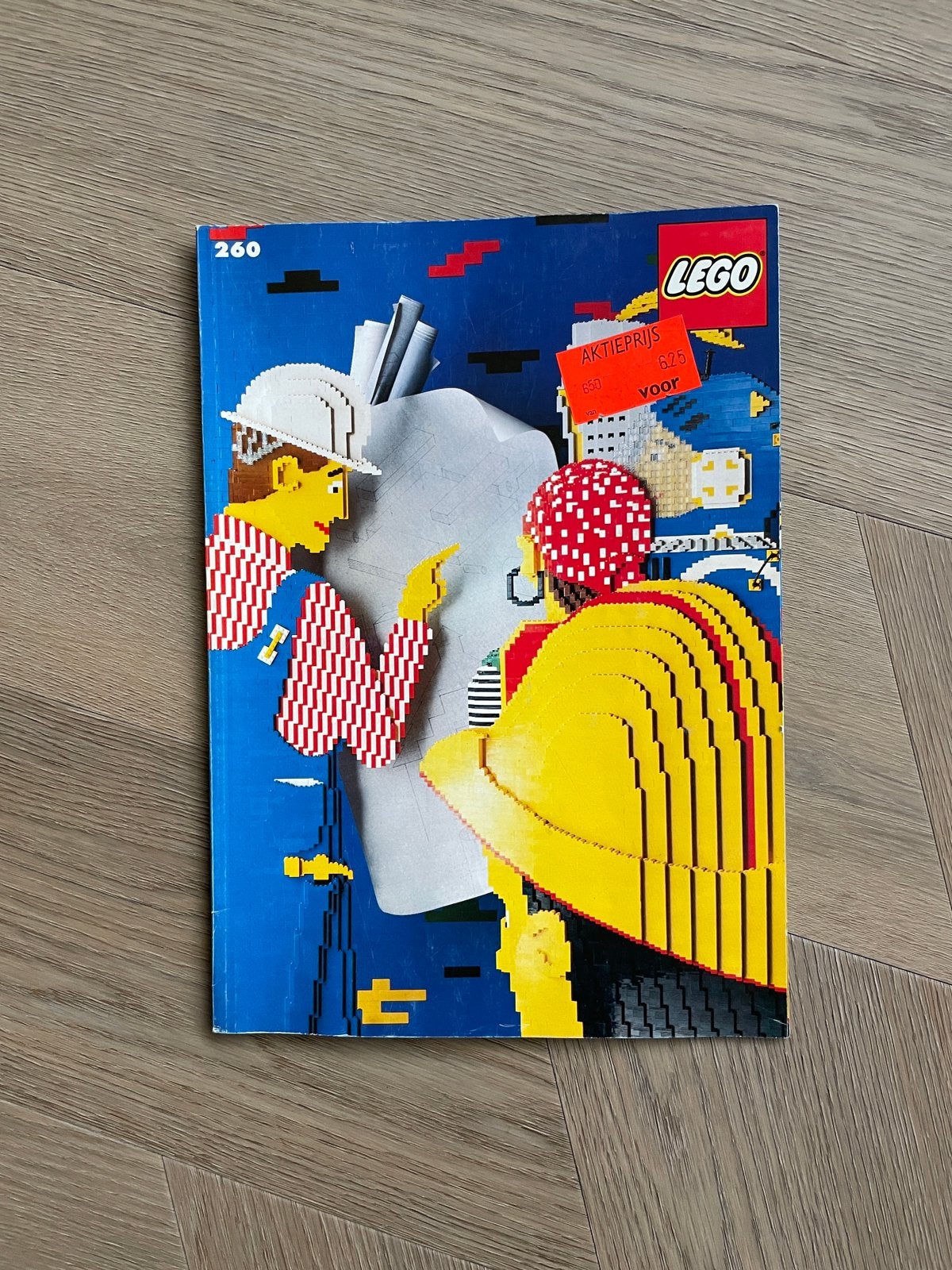 Lego ideeën boek 260 uit 1990 met stickervel, Ophalen of Verzenden, Zo goed als nieuw
