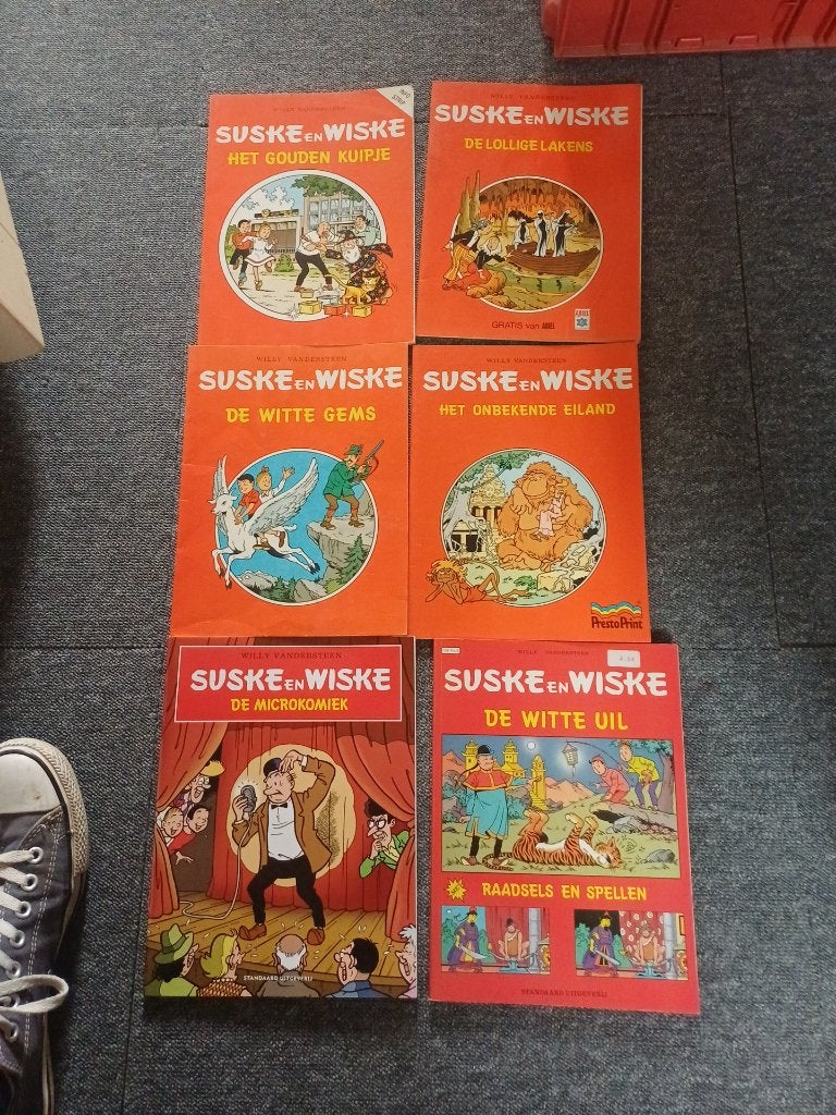 Suske en Wiske, Gelezen, Willy Vandersteen, Ophalen of Verzenden, Meerdere stripboeken