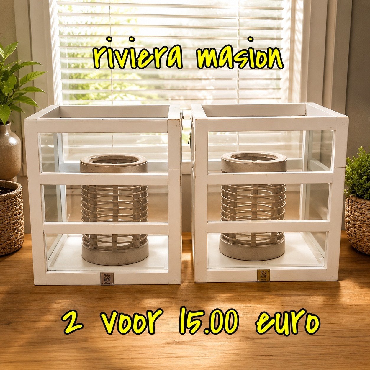 2 Riviera Maison Windlichten/Lantaarns, Ophalen