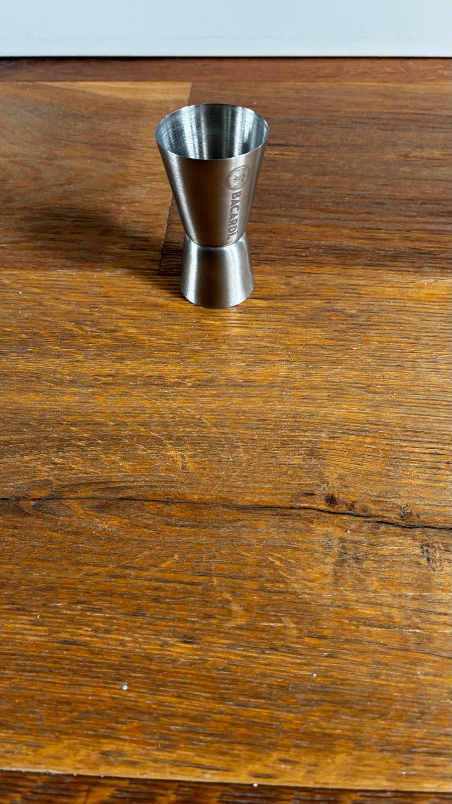 Bacardi Jigger - Cocktail maatbeker 7 cm hoog, Ophalen of Verzenden, Zo goed als nieuw, Gebruiksvoorwerp