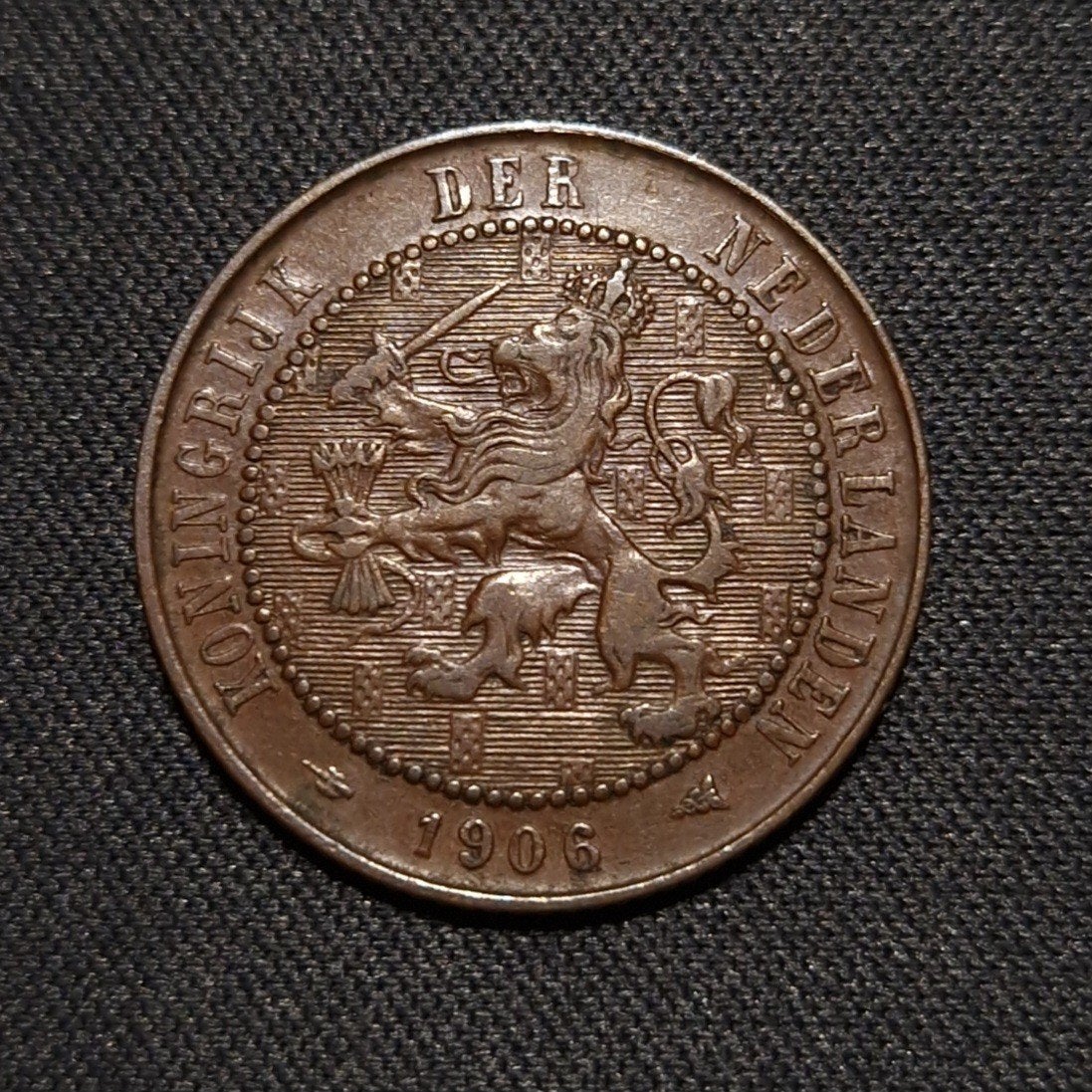 2 1/2 cent 1906, Verzenden, Koningin Wilhelmina, Losse munt
