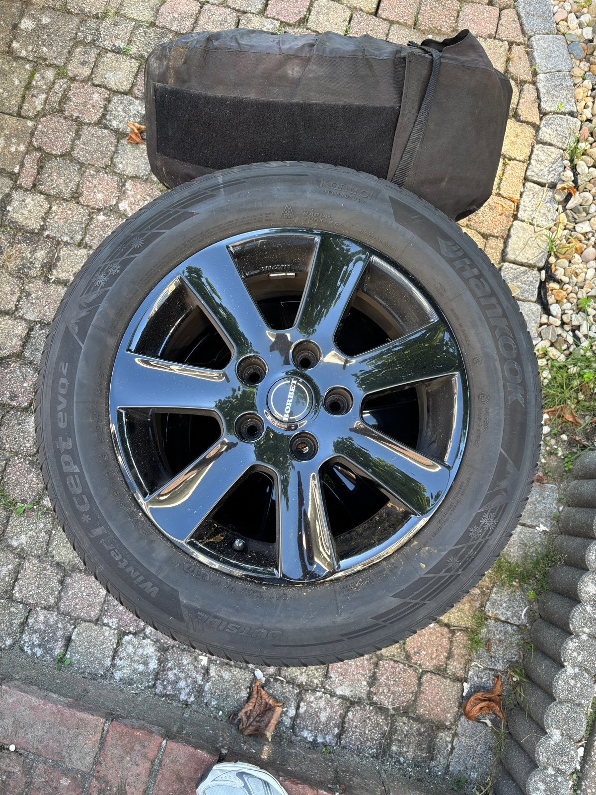 Winterbanden met velgen Mini Paceman of Countryman, Ophalen, Gebruikt, Banden en Velgen, 17 inch