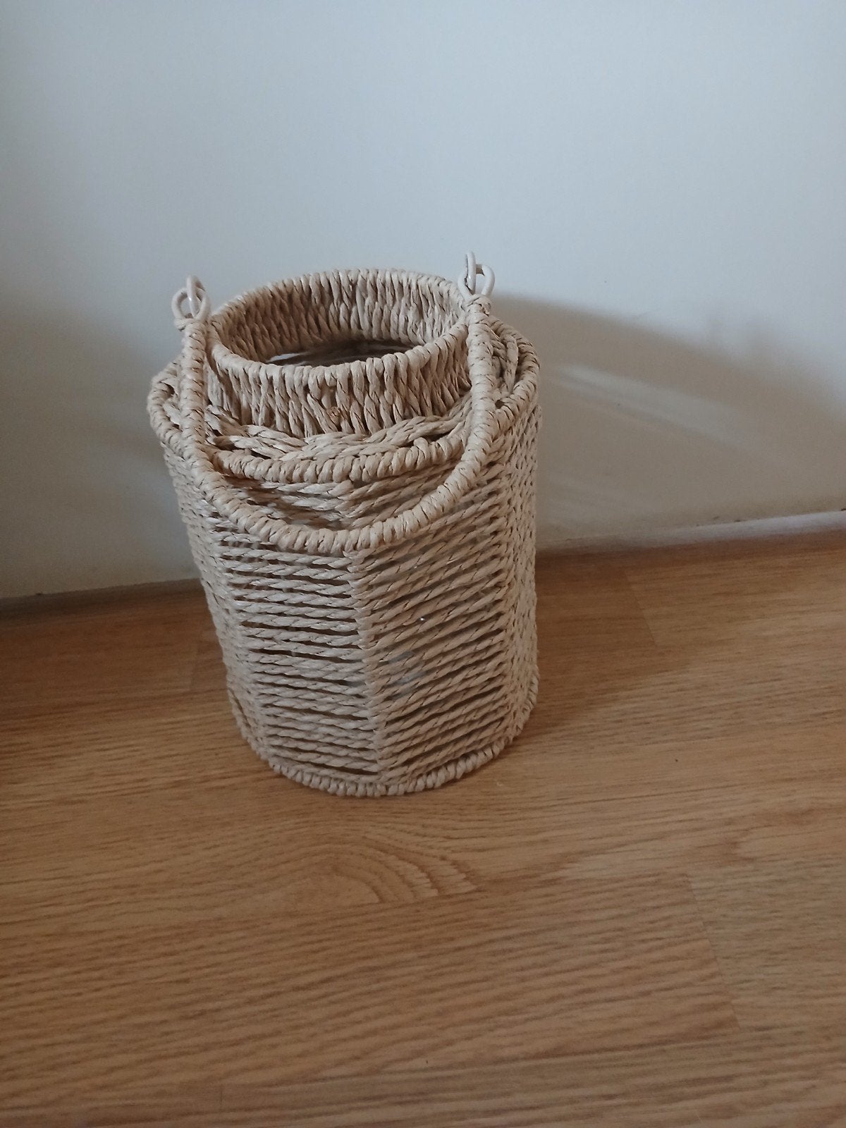 rotan lantaarn, Huis en Inrichting, Ophalen of Verzenden, Rond, Riet