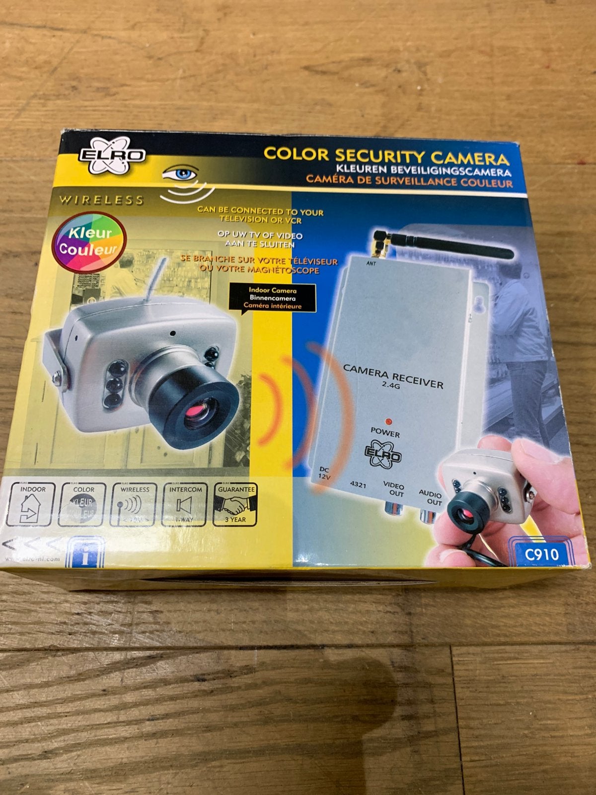 Elro Camera systems beveiligingscamera mini c910, Ophalen, Zo goed als nieuw, Overige Merken, Geen optische zoom