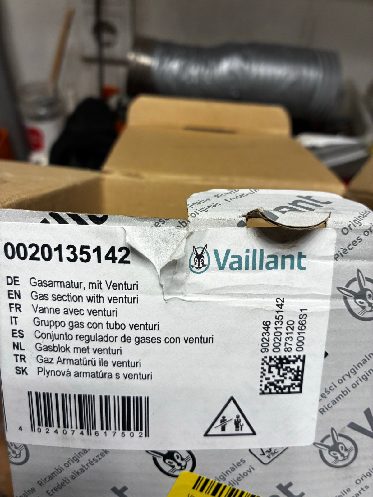 Vaillant Gassectie met Venturi 0020135142, Minder dan 30 cm, Cv-ketel of Combi-ketel, Nieuw, Minder dan 60 cm