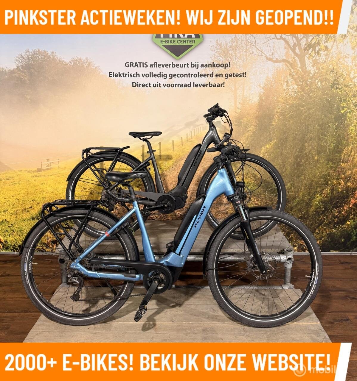 Flyer UpStreet 5 Elektrische fiets setje verkrijgbaar MRA, Fietsen en Brommers, Elektrische fietsen, 55 tot 59 cm, Overige merken
