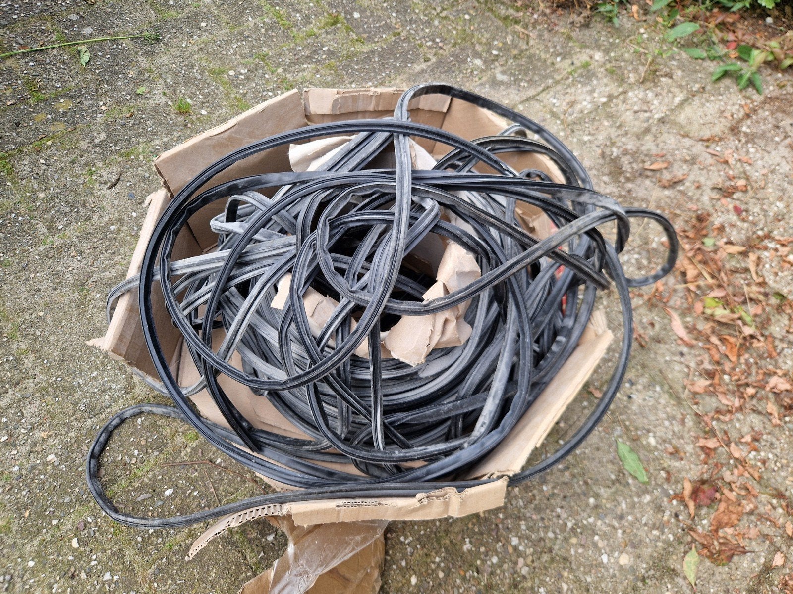 Deurrubbers zwart - Onbekend aantal meters, Ophalen, Kunststof, Binnendeur, Nieuw