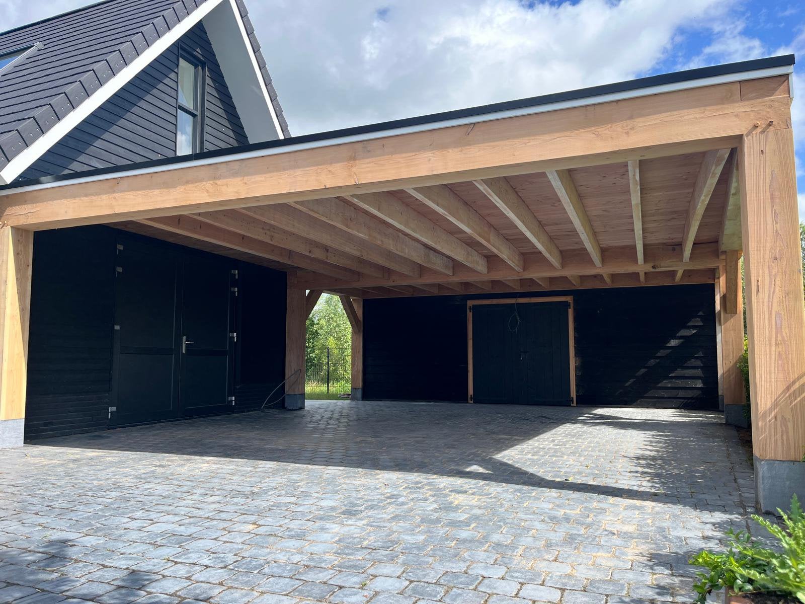 Maatwerk carport, geheel naar uw wensen te realiseren., Tuin en Terras, Ophalen, Ecopark 10, Nieuw, Wolthuizen Houtwerken
