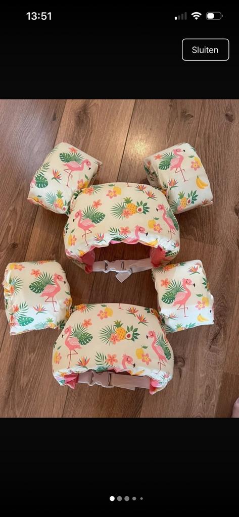 2x happy swimmer flamingo, Ophalen of Verzenden, Zo goed als nieuw
