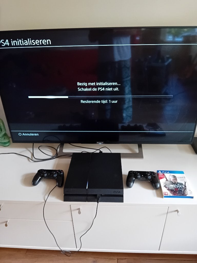 PS4 Playstation4 - 2 controllers - BlueRayDrive- Kabels, Spelcomputers en Games, Spelcomputers | Sony PlayStation 4, Ophalen, Met 2 controllers