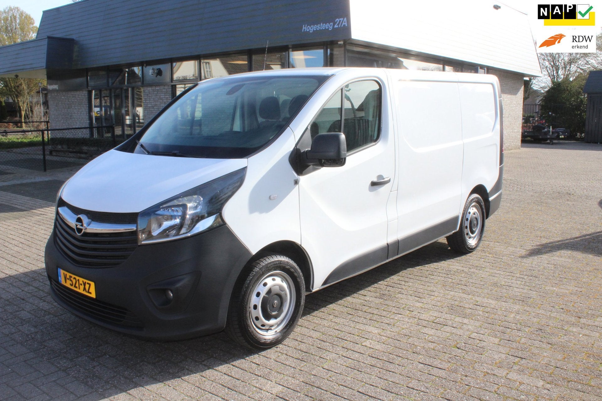 Opel Vivaro 1.6 CDTI L1H1 Sport EcoFlex, Voorwielaandrijving, Stof, Gebruikt, Wit