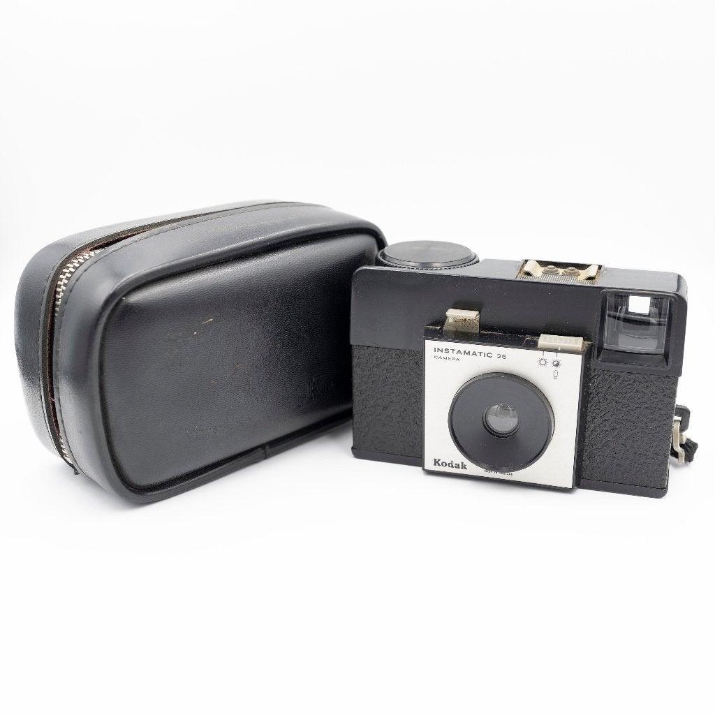 Kodak Instamatic 26 126-filmcamera met tas, Audio, Tv en Foto, Ophalen of Verzenden, Gebruikt, Compact, Kodak