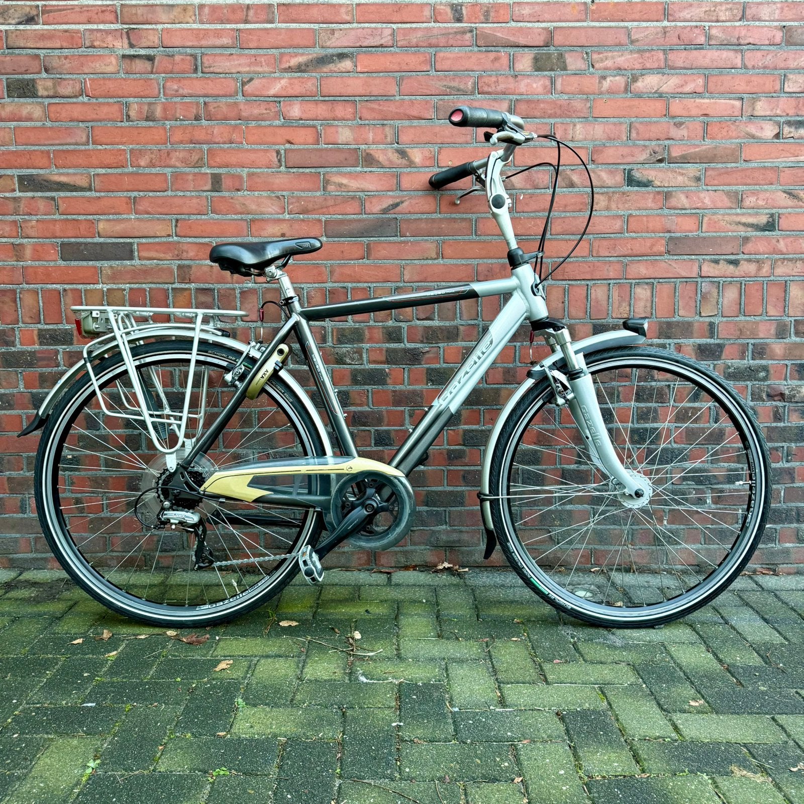 Gazelle Medeo plus D53, Ophalen, Gebruikt, Velgrem, Versnellingen
